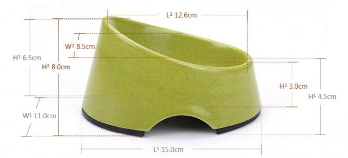 Melhor Pre&ccedil;o Copo de Alimento para C&atilde;es e Gatos de Bambu 4