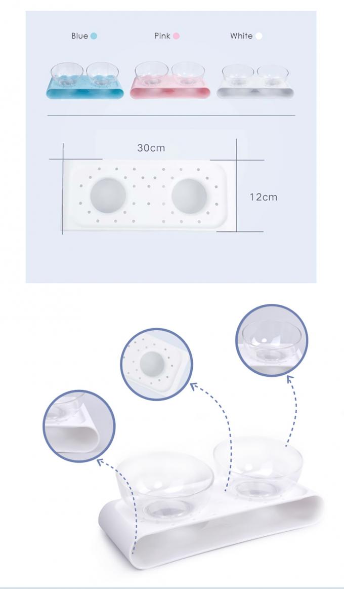 Estação de alimentação para cachorros ou taça de alimentação para gatos com suporte 4