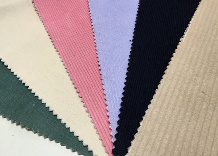 Tecido de corduroy espandêx colorido 6w 8w 9w 11w