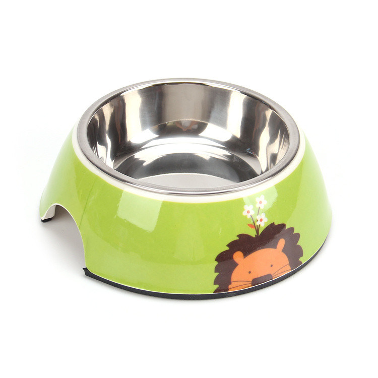180 ml de tigela de cão com quatro cores de aço inoxidável