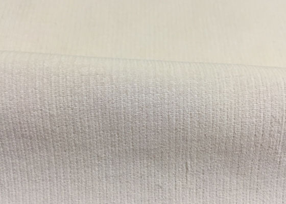Branco / Beige Confort Stretch Corduroy Tecido de Vestuário High End Tecido