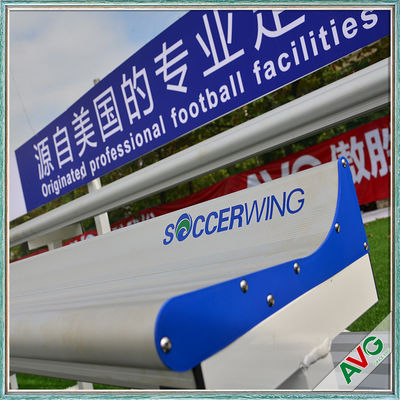 Proteção UV Cadeiras de estadio de futebol de plástico / alumínio retrátil