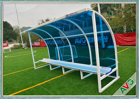Futebol Subs Banco Futebol Equipamento de campo para abrigo de equipa ao ar livre 8 lugares