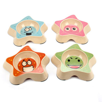 Quatro cores de bambú intestinos de cão / tigela com o último design