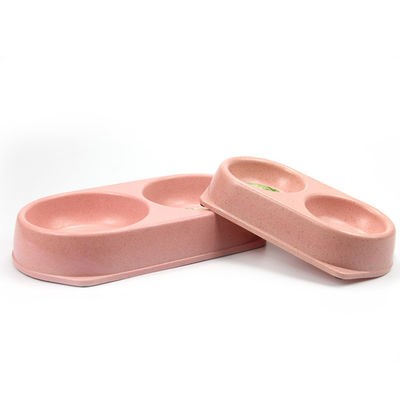 Profissional feito colorido atraente de bambu Pet Feeder Bowl