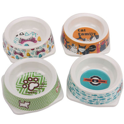 Anti-Formiga Pet Bowls para cães gatos redondo Água de plástico alimentador de alimentos recipiente de água