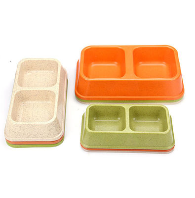 Sublimação de bambu duplo e colorido grande ou grande Cachorro de alimentos e água para animais de estimação