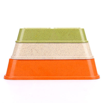 Sublimação de bambu duplo e colorido grande ou grande Cachorro de alimentos e água para animais de estimação