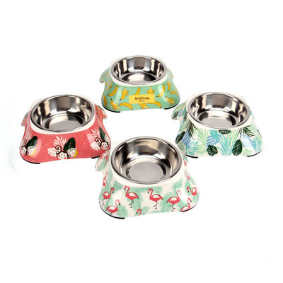 Pet Bowl Cat Dog Puppy Food Feeder Bowls de aço inoxidável